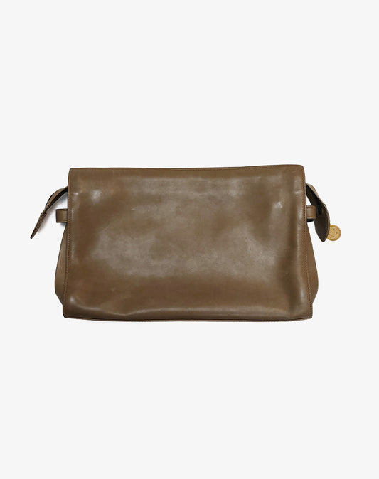 Gucci Pochette vintage in pelle beige anni 90