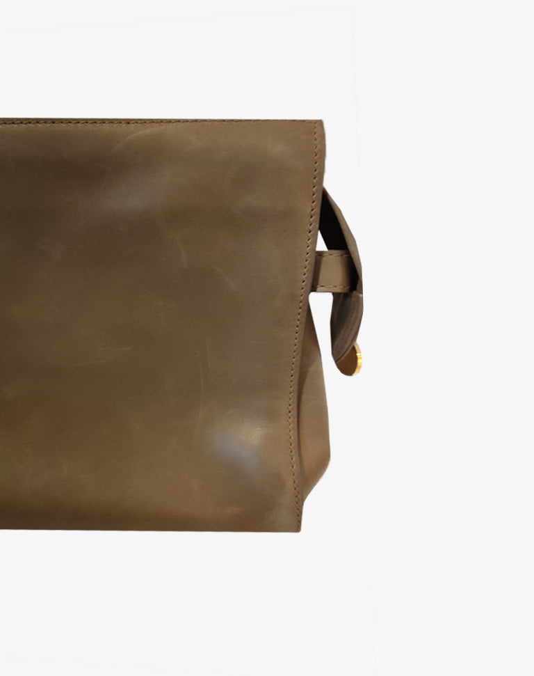 Gucci Pochette vintage in pelle beige anni 90
