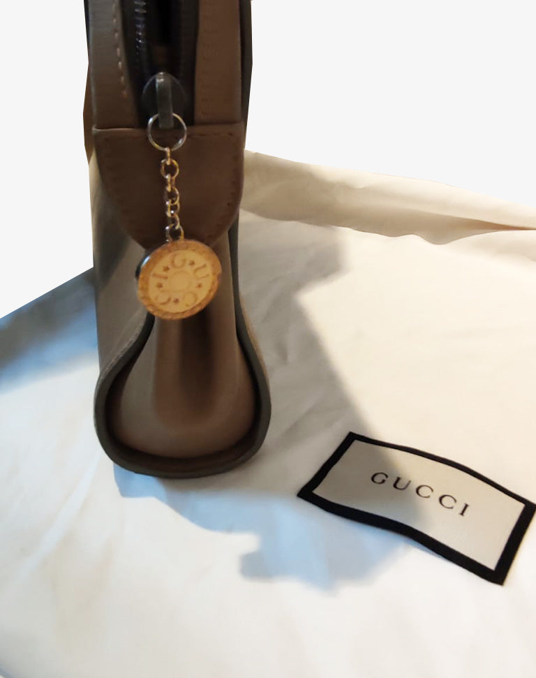 Gucci Pochette vintage in pelle beige anni 90