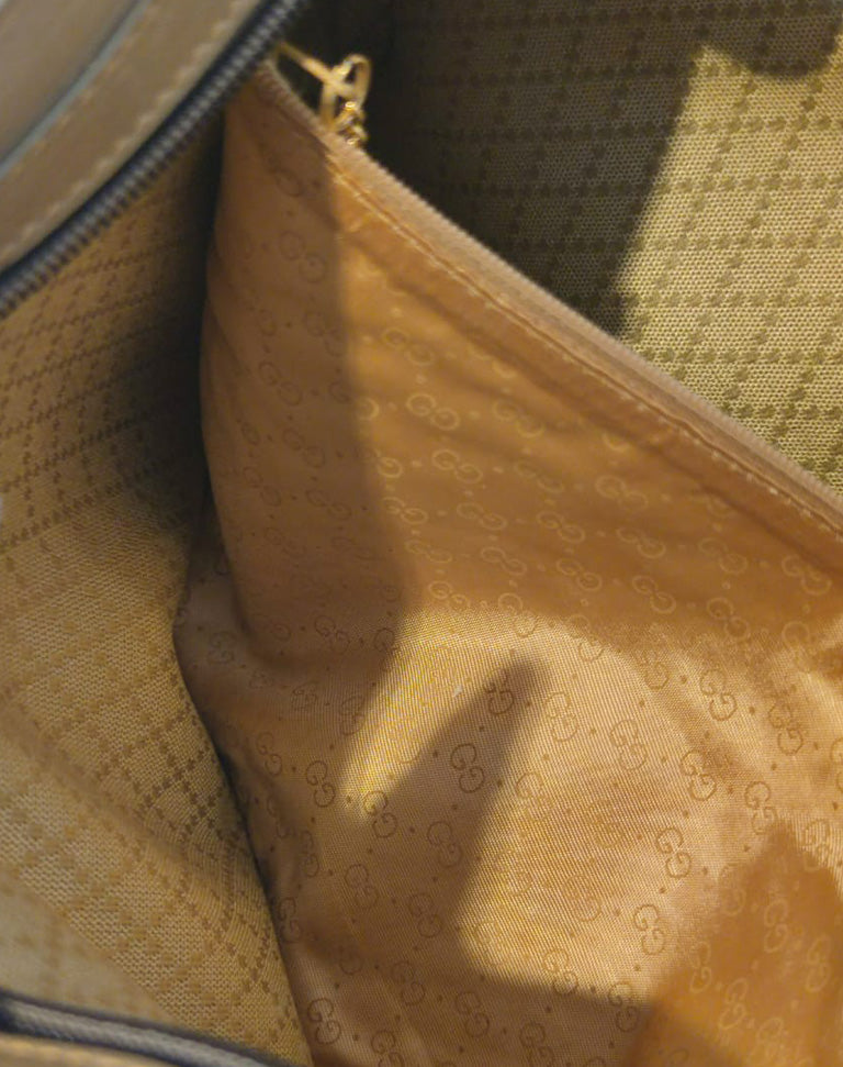 Gucci Pochette vintage in pelle beige anni 90