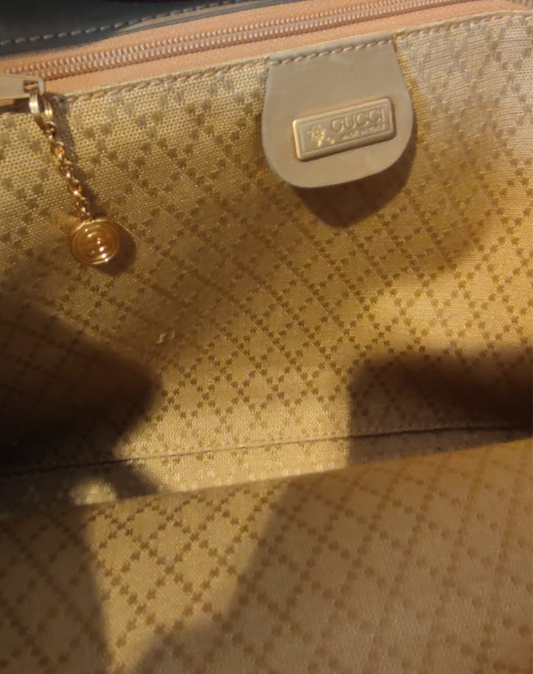 Gucci Pochette vintage in pelle beige anni 90