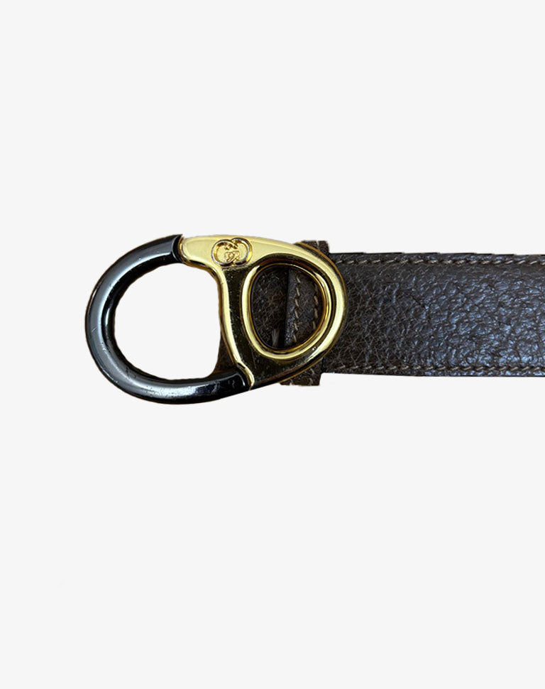 Gucci Cintura Vintage in pelle di cinghiale unisex