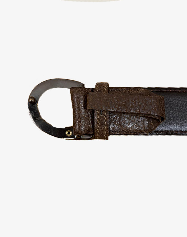 Gucci Cintura Vintage in pelle di cinghiale unisex