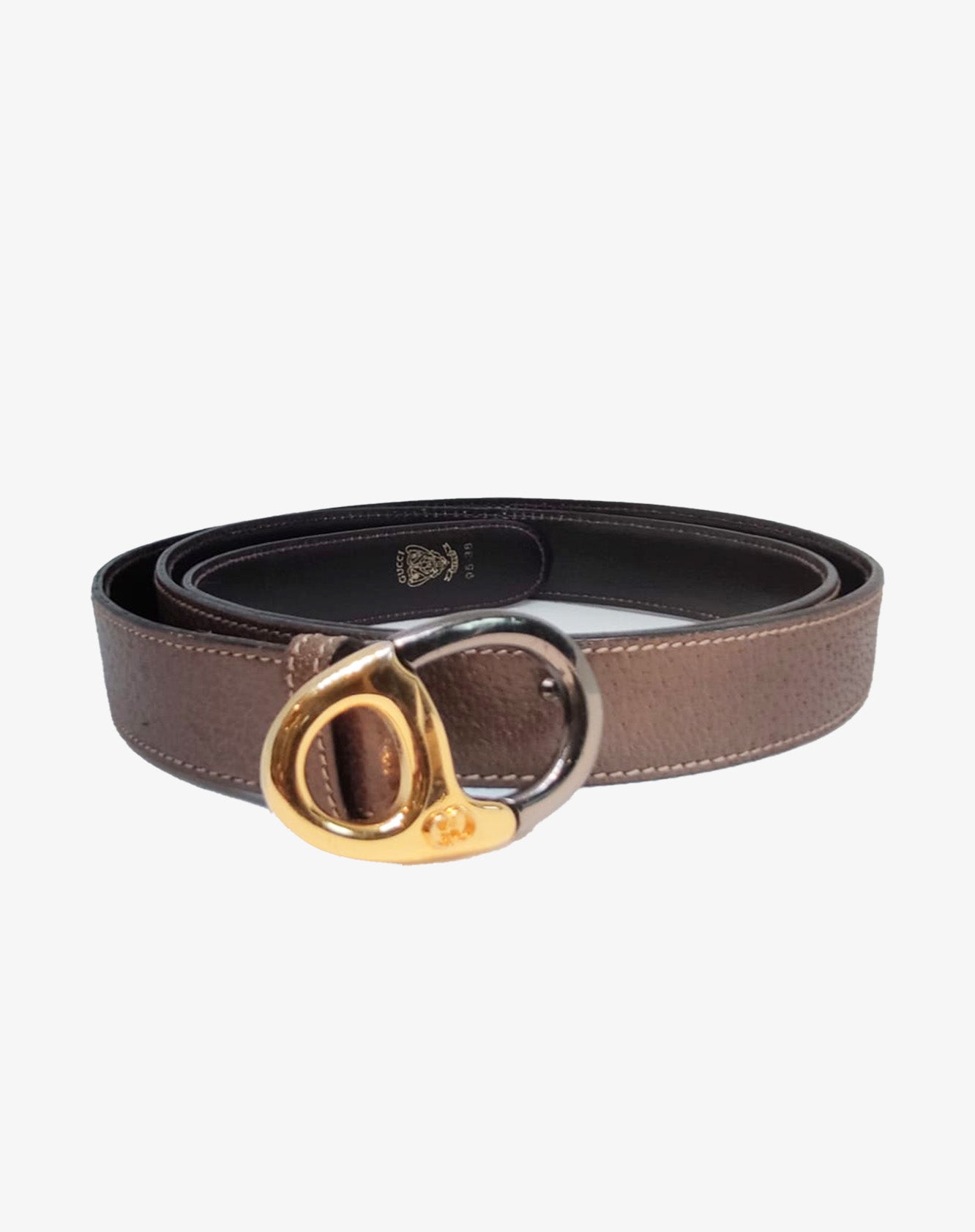 Gucci Cintura Vintage in pelle di cinghiale unisex