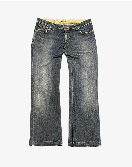 Blumarine Jeans Donna Ricamo Gioiello Taglia 44 / D38