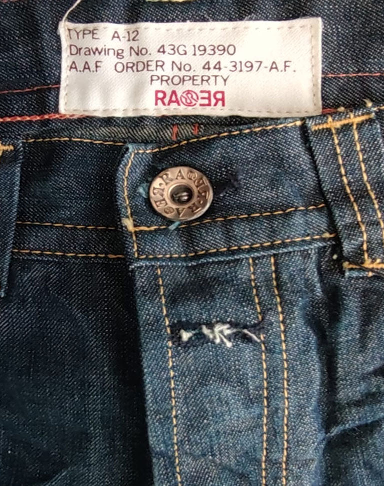 Jeans Ra-Re Archivio Y2K Militare Taglio Ergonomico Taglia 27