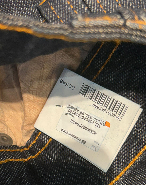 Jeans Galliano donna flare bootcut denim scuro anni 2000