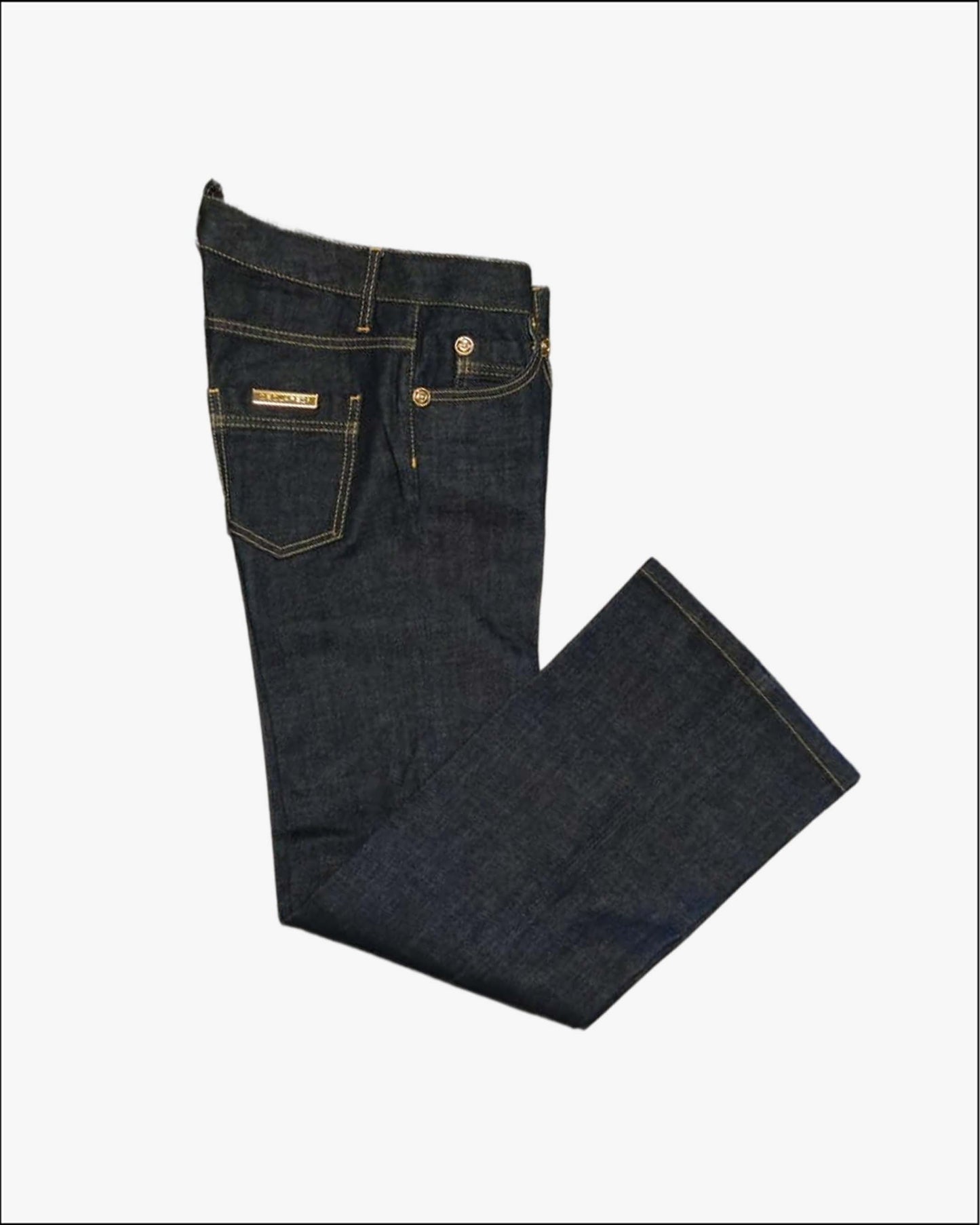Jeans Dsquared2 Classy Low Bootcut Denim Scuro e Pizzo taglia 27