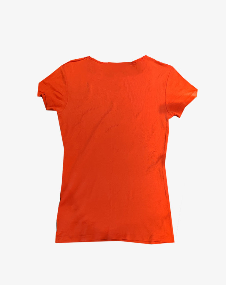 T-shirt Ralph Lauren Big Pony rossa  donna  Y2K