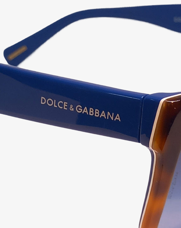 Occhiali da sole Dolce & Gabbana tartaruga e blu