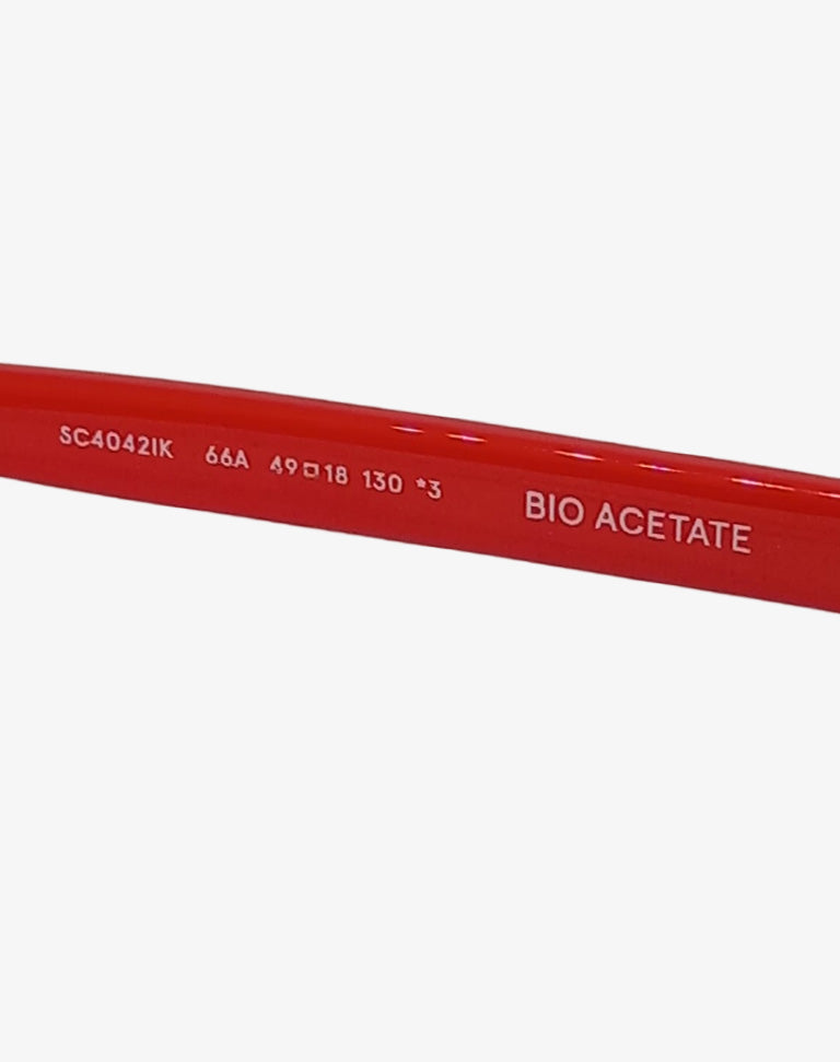 Occhiali da sole Stella McCartney rossi bio acetate