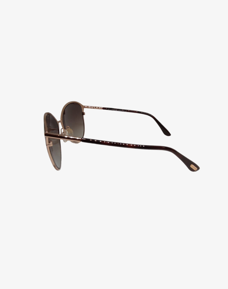 Tom Ford Occhiali da Sole Penelope TF320 28F a Farfalla (Collezione 2014)