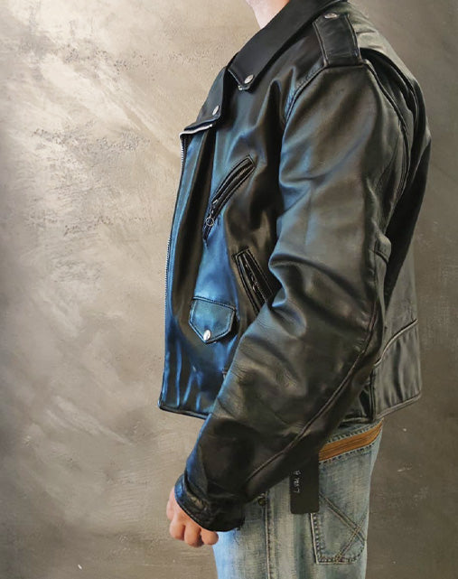 Schott Perfecto 618 Made In Usa Giubbotto In Pelle Uomo fine Anni '80