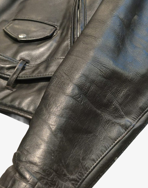 Schott Perfecto 618 Made In Usa Giubbotto In Pelle Uomo fine Anni '80