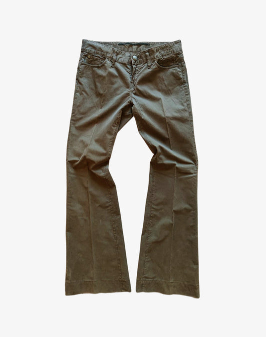 Pantaloni donna Rare marrone stretch flare anni 2000