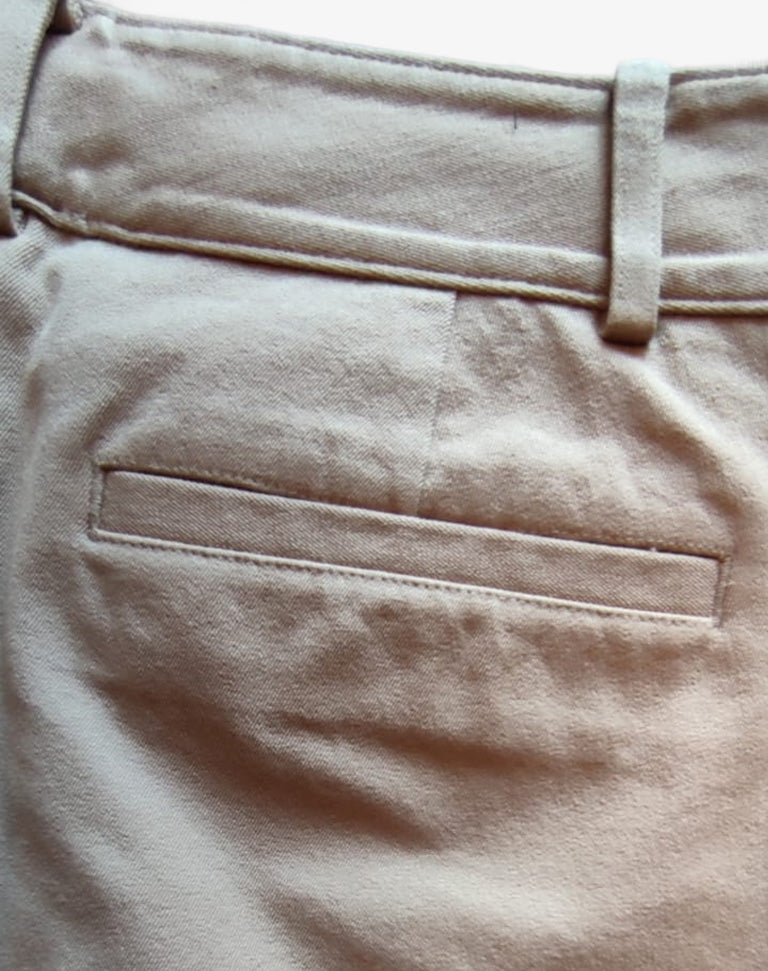 Lauren Ralph Lauren pantaloni donna beige in cotone stretch anni 2010