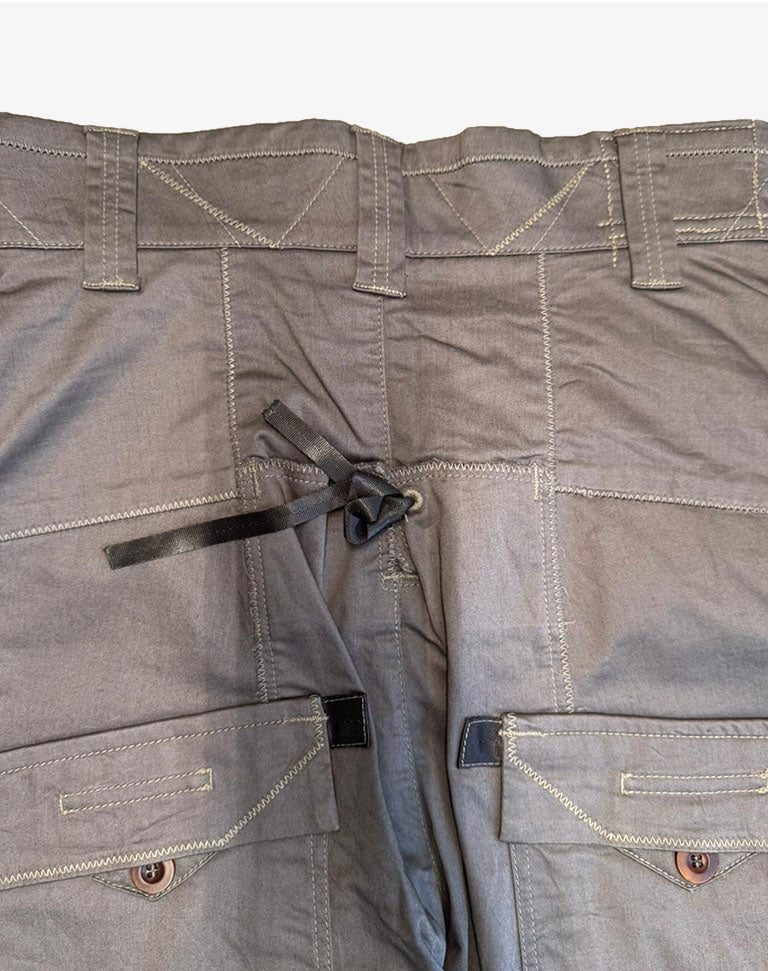 Marithé + François Girbaud pantalone parachute bondage high waist anni 2000