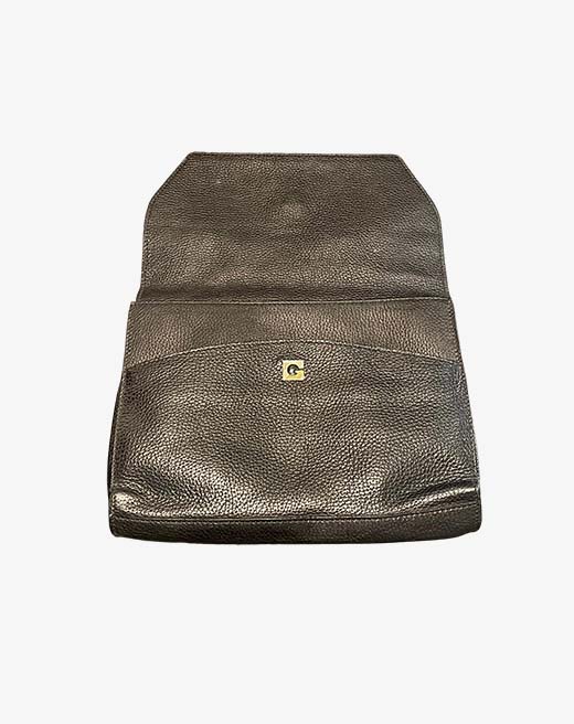 Gherardini Pochette Vintage in Pelle Martellata Nera