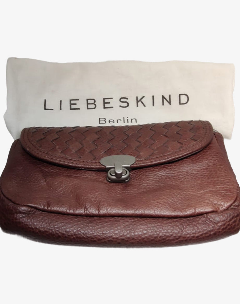 Liebeskind Berlin "Valentina" Pochette in Pelle con Patta Intrecciata