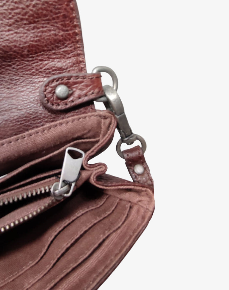 Liebeskind Berlin "Valentina" Pochette in Pelle con Patta Intrecciata