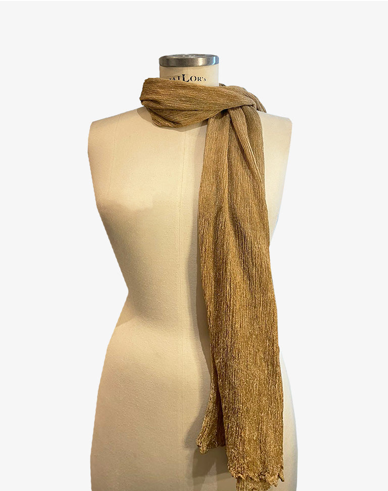 Sciarpa Gianfranco Ferré Studio seta lurex vintage