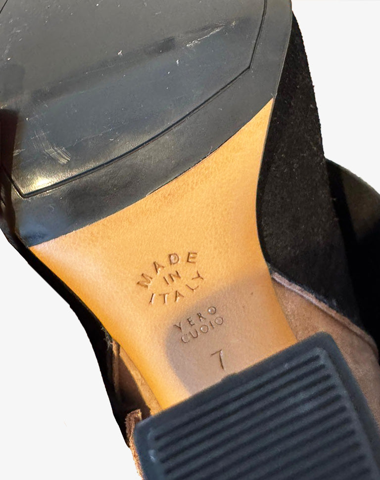 Stivali Casadei Donna Taglia 37 in Camoscio Bicolore – Made in Italy