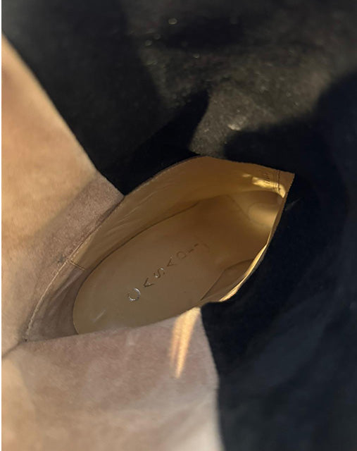 Stivali Casadei Donna Taglia 37 in Camoscio Bicolore – Made in Italy