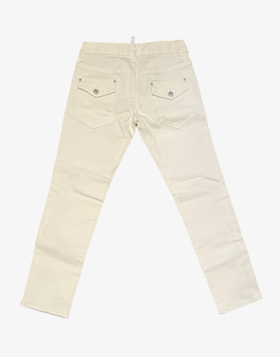 DSquared² Jeans donna bianchi in denim IT 42