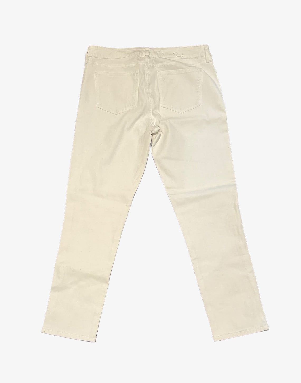 Lauren Ralph Lauren Jeans donna bianchi a gamba dritta Taglia 4 USA
