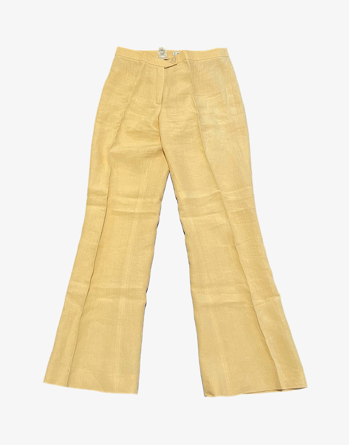 Moschino Cheap and Chic pantaloni donna in lino a zampa taglia 42